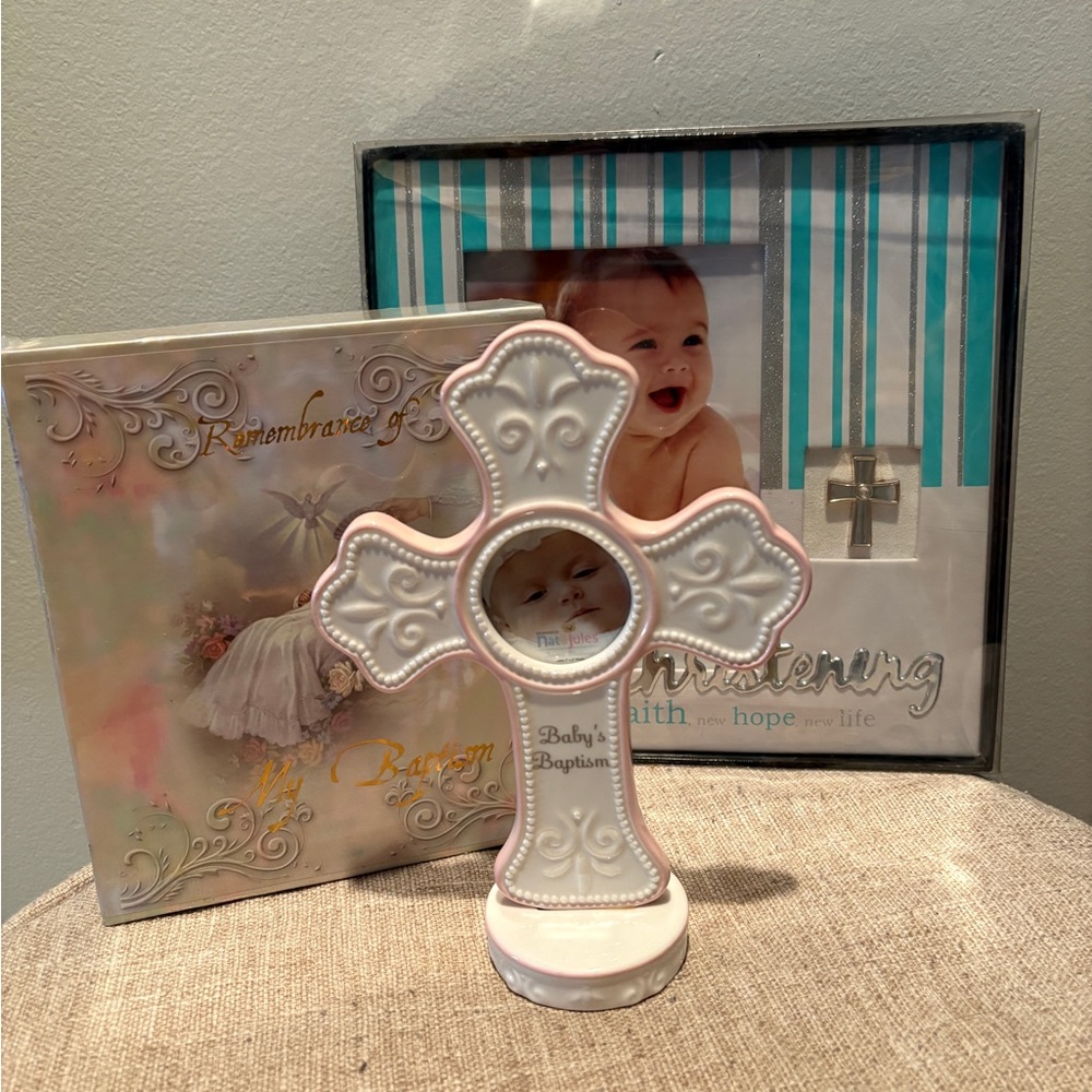 Baby’s Baptism set of new gifts! ⛪️ 👶✨